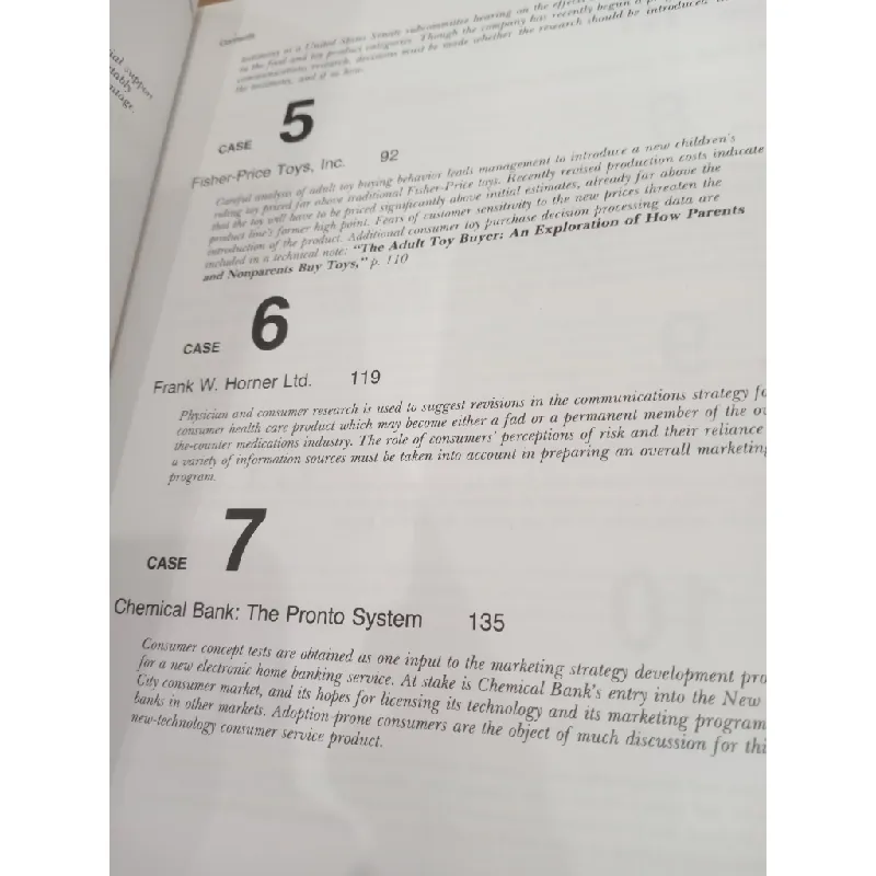 Cases in consumer behavior, second edition - DeBruicker, Quelch, Ward 557227