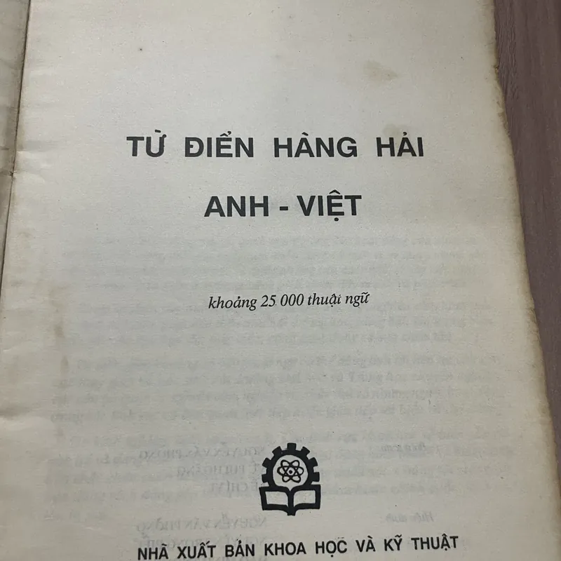 TỪ ĐIỂN HÀNG HẢI ANH - VIỆT - 1989 687560