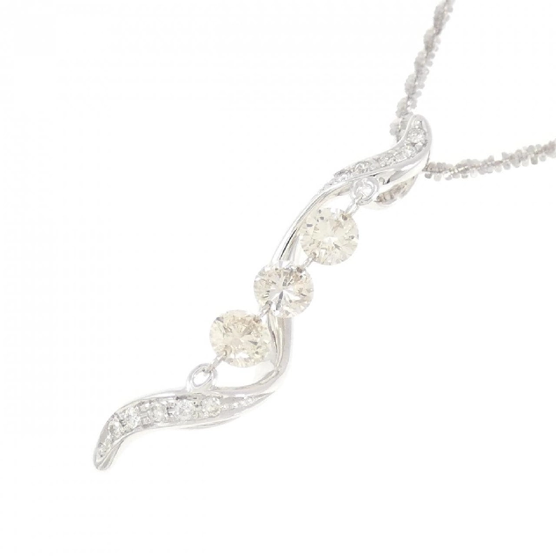 K18WG Dây chuyền kim cương 0.72CT - Hàng hiệu Chính hãng 862138