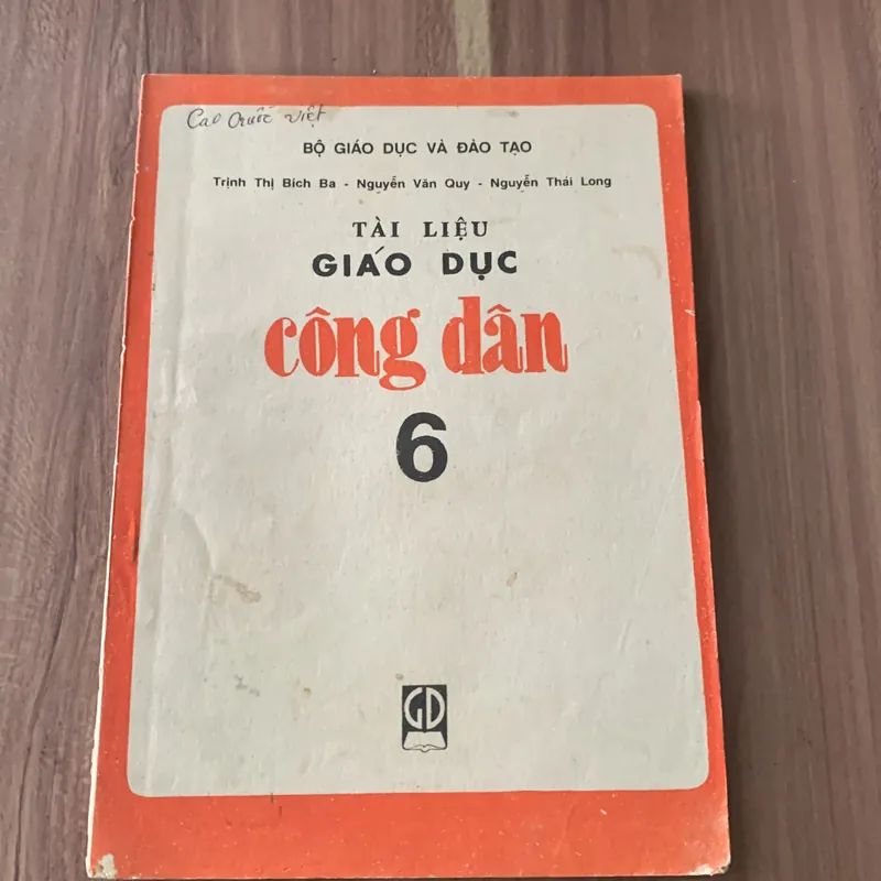 Giáo dục công dân 6, sách giáo khoa  674626