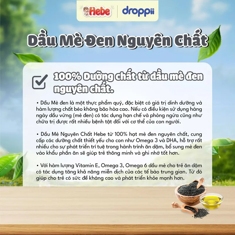 Dầu mè nguyên chất HeBe  723216