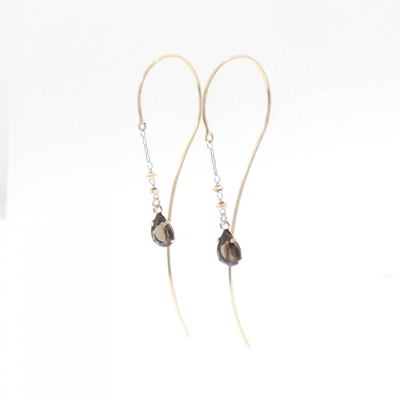 K10YG/K10WG Đá quý khói Bông tai - Hàng hiệu Chính hãng 869515