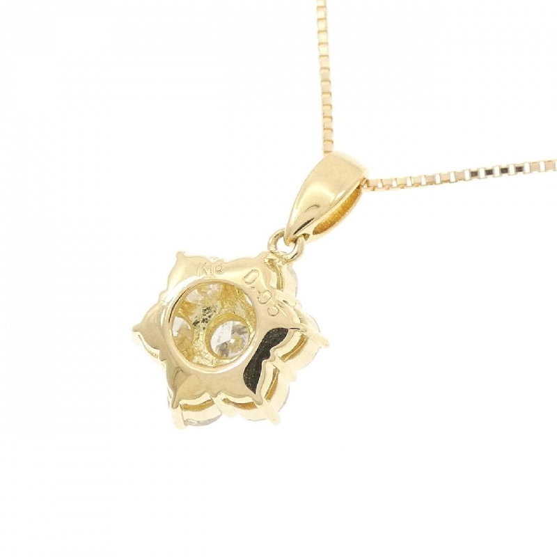 K18YG Hoa Kim Cương Dây Chuyền 0.95CT - Hàng hiệu Chính hãng 861390