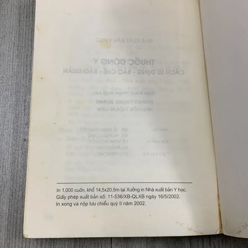 Thuốc đông y các sử dụng, bào chế, bảo quản. 3b3 777828