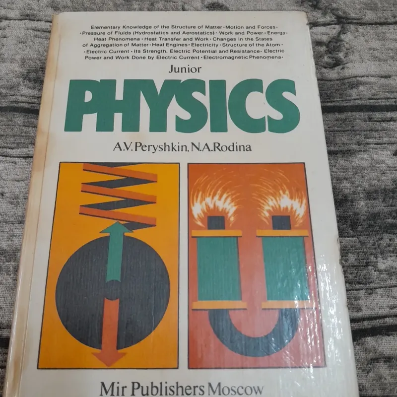 Sách vật lý Cơ bản tiếng Anh- Junior Physics. T giả A.V. Peryshkin... 730849