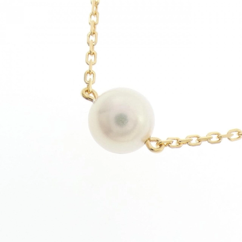 K18YG Ngọc trai Akoya Dây chuyền 6mm - Hàng hiệu Chính hãng 855614