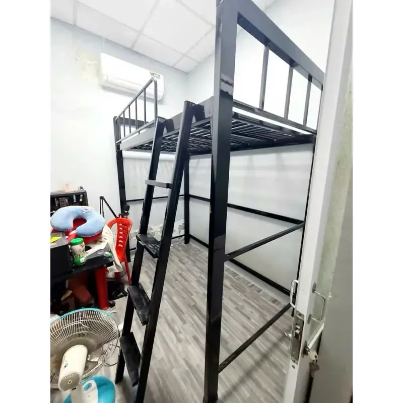 COMBO Giường tầng khung sắt và nệm lò xo 1m4x2m (cao 1m75-2m1) 997005