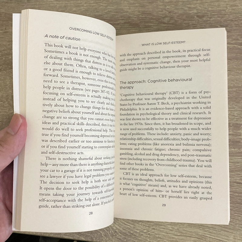 Overcoming Low Self-Esteem: A Self-Help Guide Using Cognitive Behavioural Techniques  508095