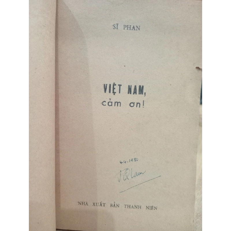 Việt Nam, cảm ơn! - Sĩ Phan 530057