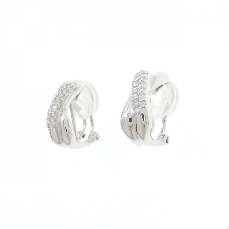 K18WG Bông tai/Khuyên tai kim cương 0.30CT - Hàng hiệu Chính hãng 865368