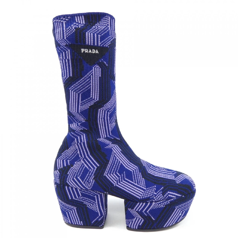 【Mã giảm giá】Giày bốt dài PRADA 663836