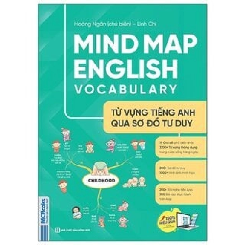 Mind map English Vocabulary - Từ vựng tiếng Anh qua sơ đồ tư duy Mới 100% HCM.PO Hoàng Ngân - Linh Chi 221213