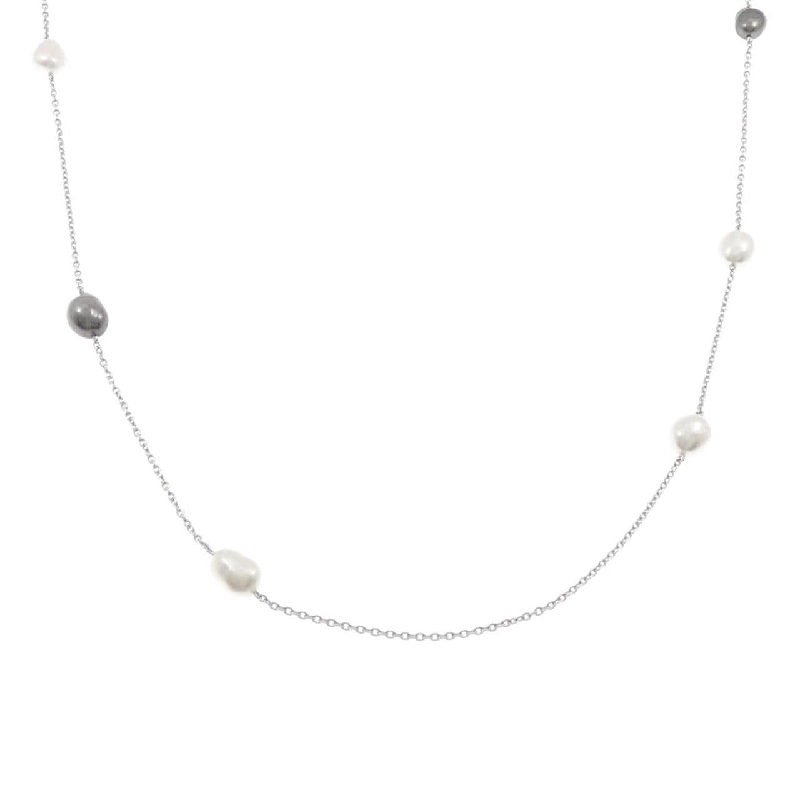 Mikimoto Dây chuyền ngọc trai trắng và bộ vòng tay - Hàng hiệu Authentic 838903