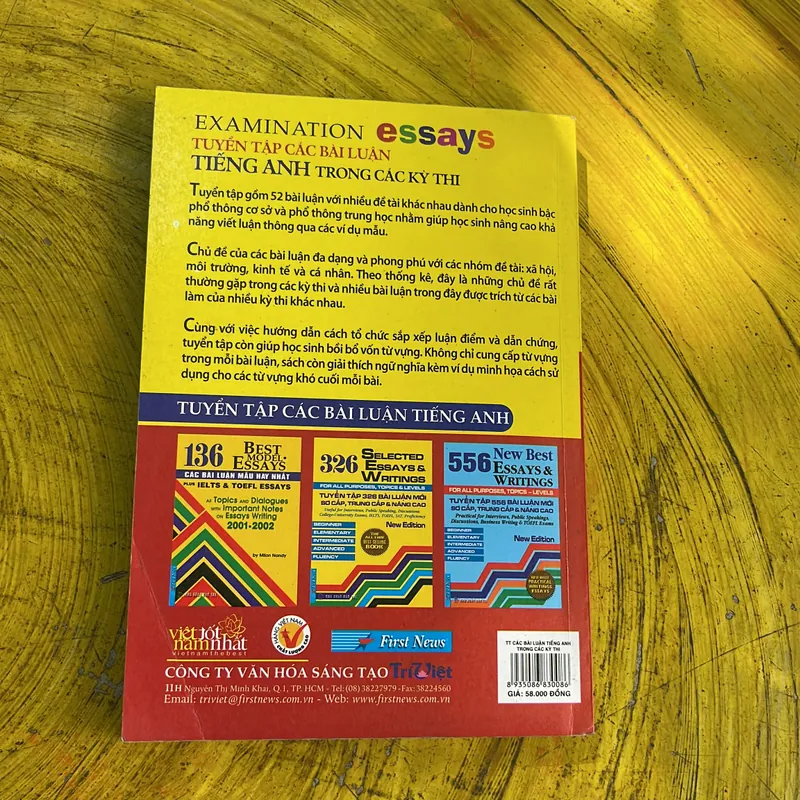 THE BEST MODEL EXAMINATION ESSAYS TUYỂN TẬP CÁC BÀI LUẬN TIẾNG ANH TRONG CÁC KỲ THI 736813