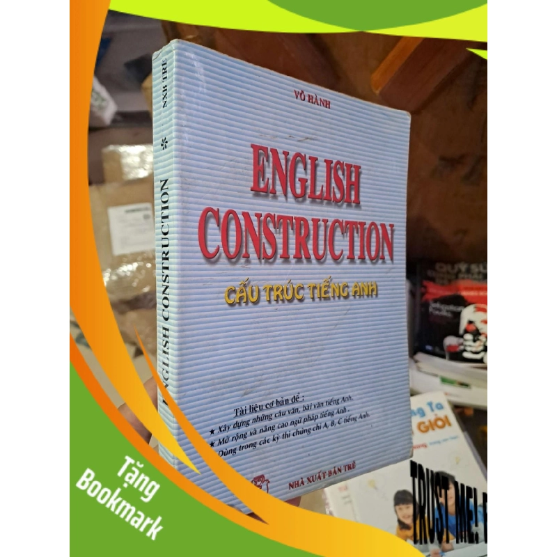 (TẶNG BOOKMARK) English construction - Võ Hành HỌC NGOẠI NGỮ RBK1008 943850