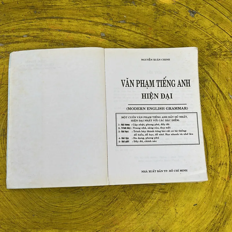 VĂN PHẠM TIẾNG ANH HIỆN ĐẠI - MODERN ENGLISH GRAMMAR- NGUYỄN XUÂN CHINH 737063