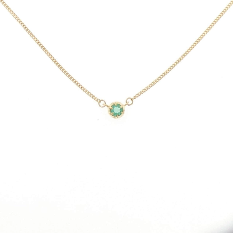 K18YG Emerald Necklace - Hàng hiệu Authentic 860346