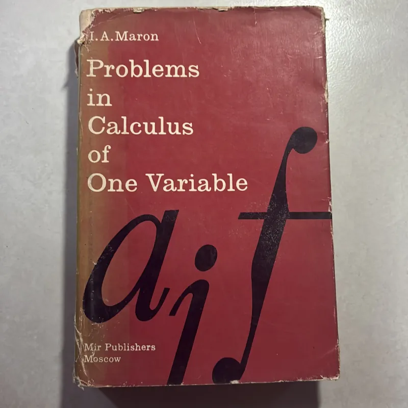 Problems in Calculus of One Variable 745239