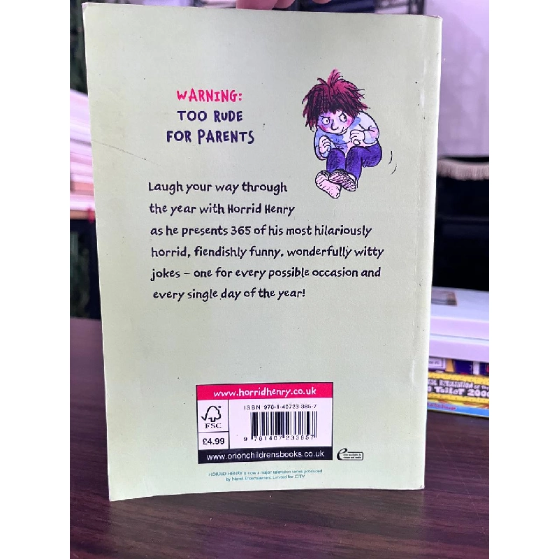 Horrid Henry's Hilariously Horrid Joke Book - Francesca Simon 936195