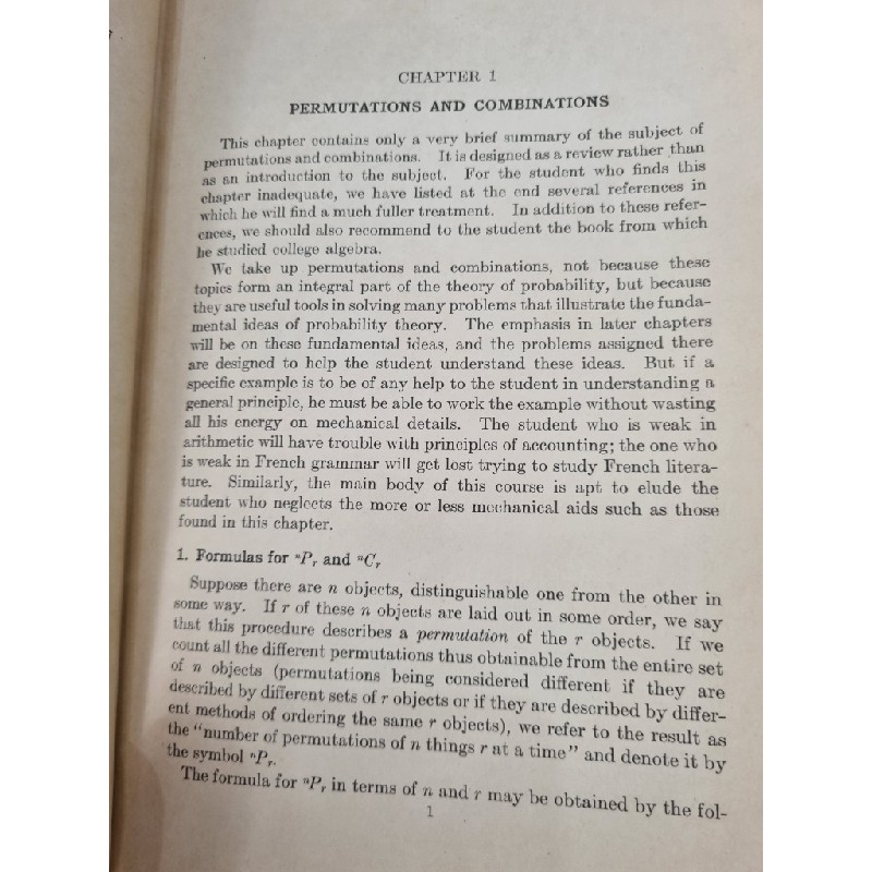 THEORY OF PROBABILITY (1ST EDTION) - M.E. MUNROE 119914