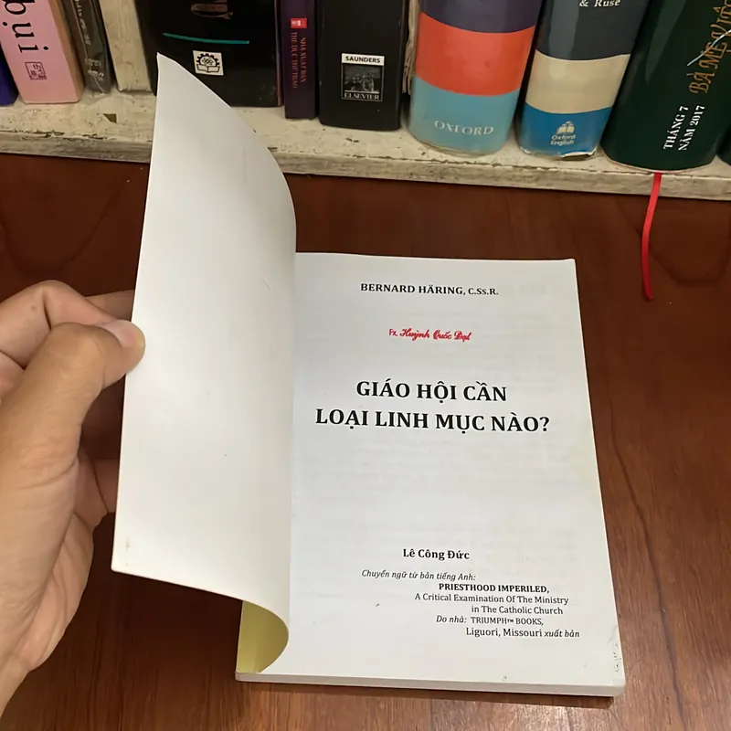 II Tựa sách: Giáo Hội Cần Loại Linh Mục Nào - BERNARD HARING - Lê Công Đức (Dịch) 562845