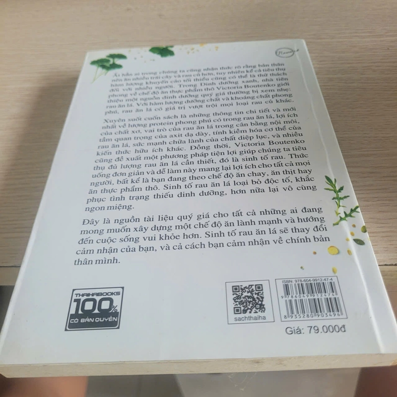 Dinh Dưỡng Xanh	Victoria Boutenko 522549