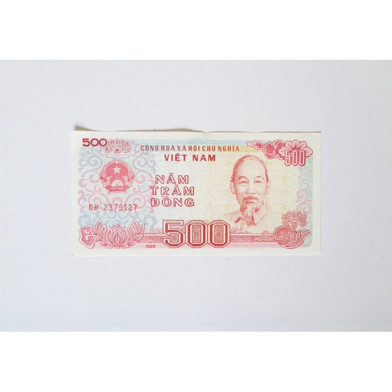 Tờ tiền 500 đồng xưa (GD 2379127) 377497