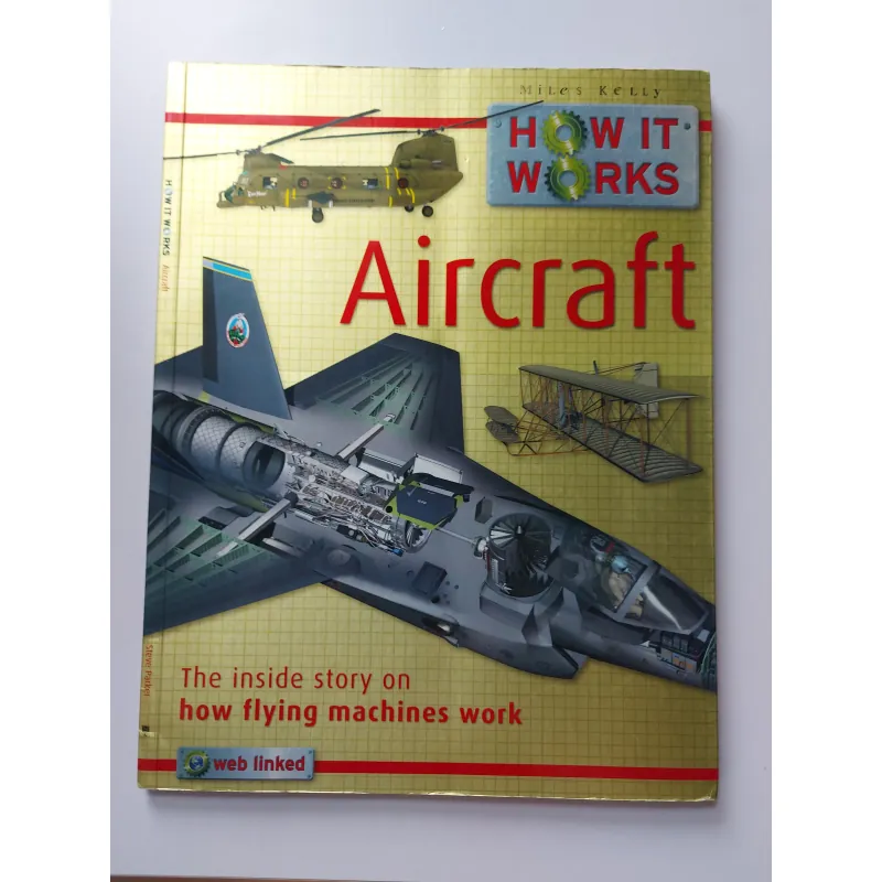 Sách How It Works - AIRCRAFT - Máy Bay, Máy Bay Giấy, Máy Bay Chi Tiết Màu Sắc Vật Liệu 711966