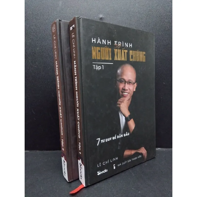 [Sách Cũ SCGR] Bộ 2 tập Hành trình người xuất chúng (bìa cứng) mới 80% ố bẩn nhẹ 2019 HCM1008 Lê Chí Khanh KỸ NĂNG 685296