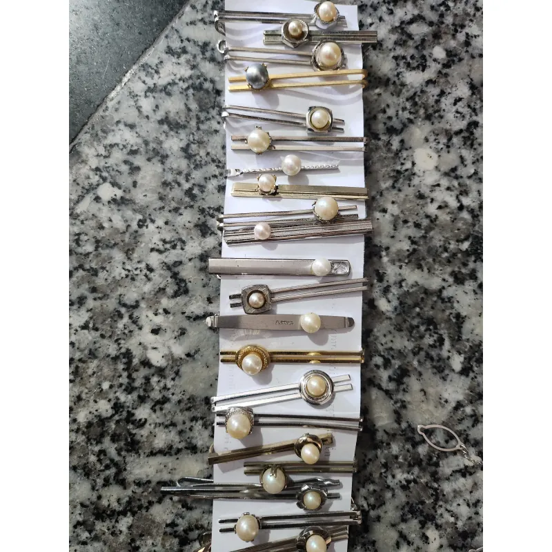 Kẹp cavat ngọc trai, đá 797416