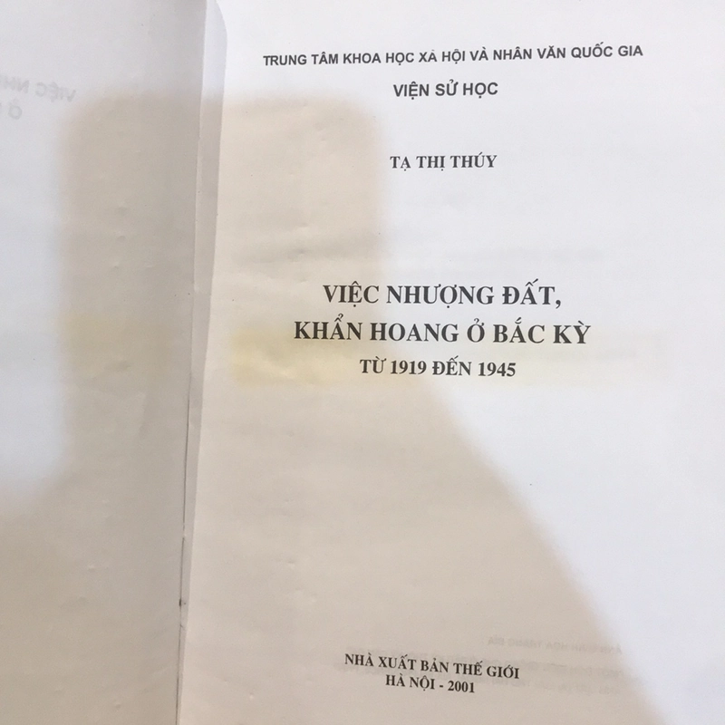 Việc Nhượng đất, khẩn hoang ở Bắc Kỳ từ 1919 đến 1945 479226