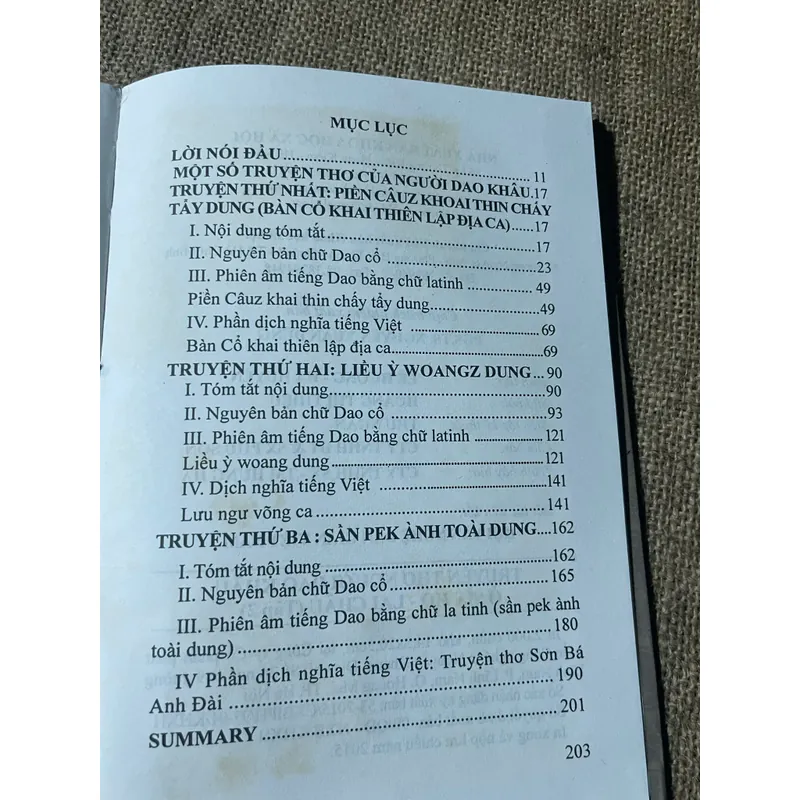 TRUYỆN THƠ NGƯƠI DAO KHÂU Ở SÌN HỒ - LẠI CHÂU tập 2 601645