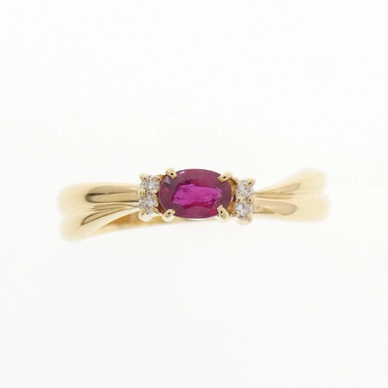 Nhẫn Ruby K18YG 0.25CT - Hàng hiệu Chính hãng 850418