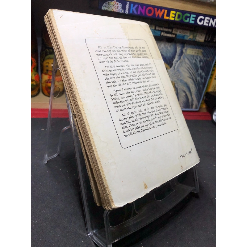 Kỹ sư Etxemendi 1993 mới 50% ố bẩn rách gáy Florence Delay HPB0906 SÁCH VĂN HỌC 914749