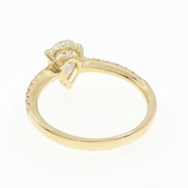 Nhẫn K18YG Kim Cương 1.028CT M IF Hình Giọt Nước - Hàng hiệu Chính hãng 874953