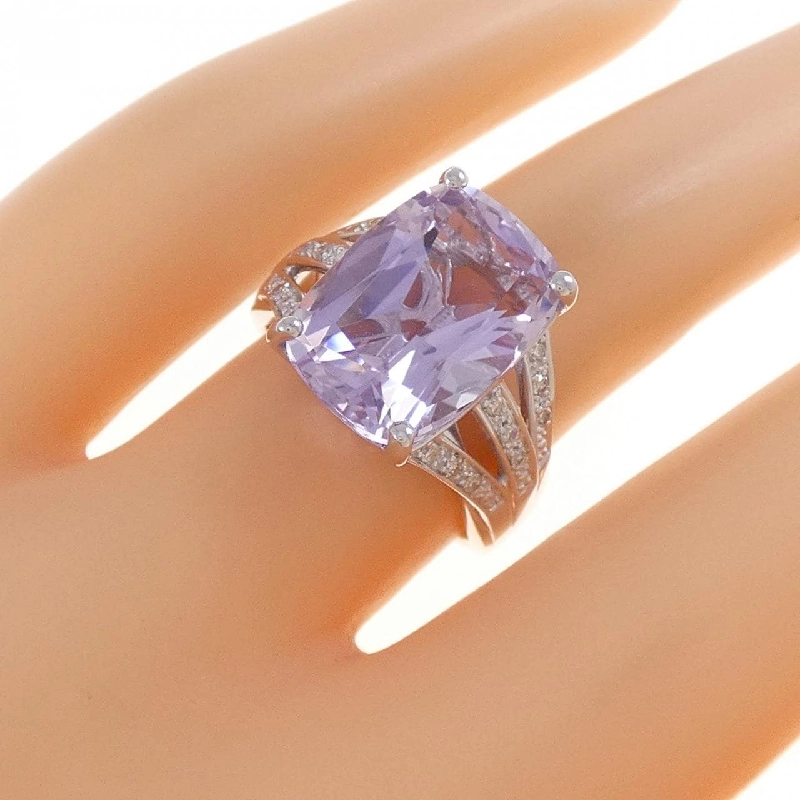 Nhẫn Amethyst K18WG 669398