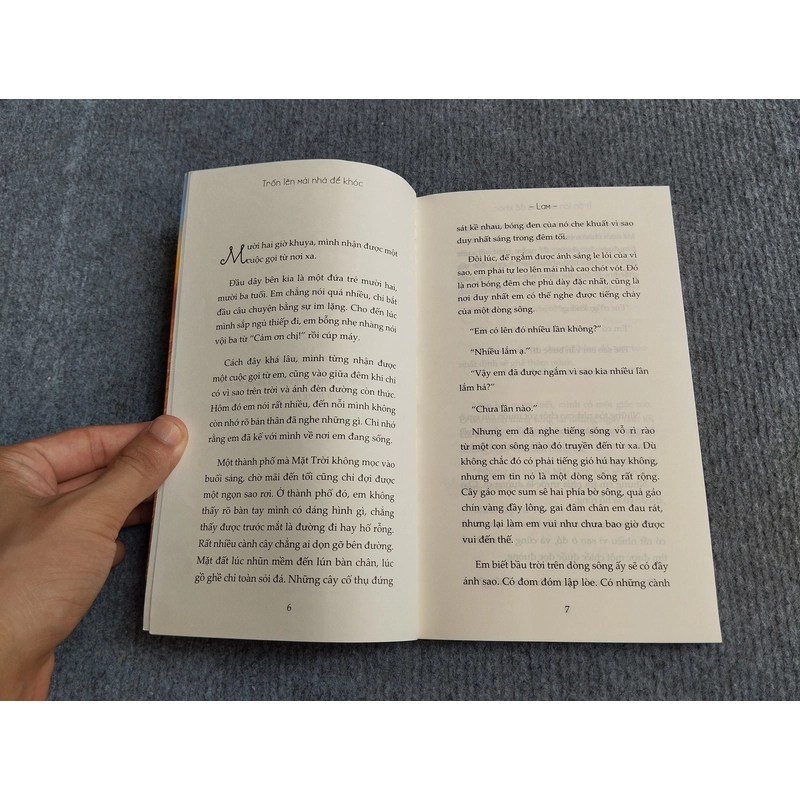 TRỐN LÊN MÁI NHÀ ĐỂ KHÓC - LAM 552808