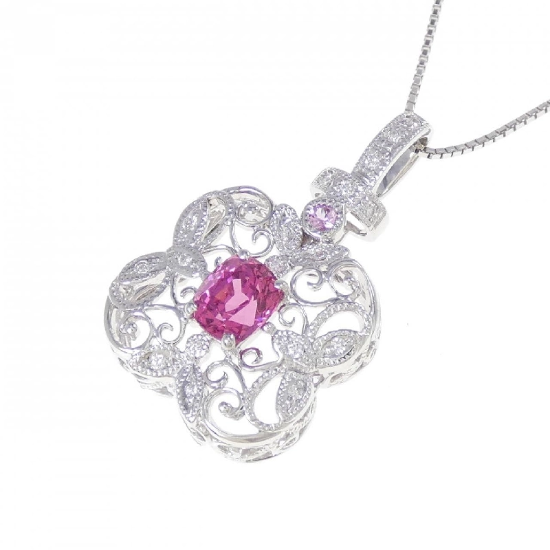 K18WG Spinel Necklace 1.08CT - Hàng hiệu Authentic 865453