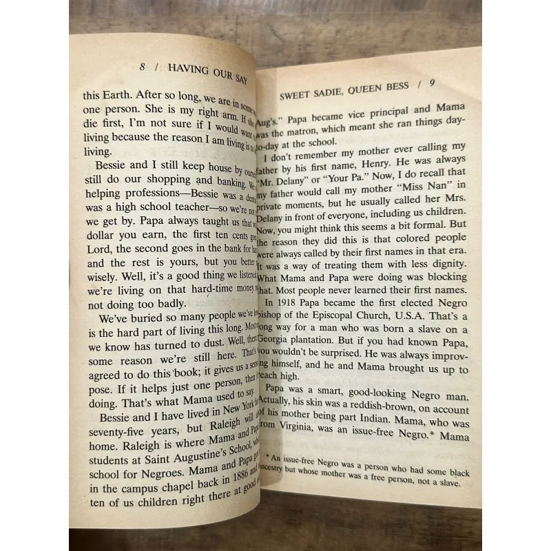 Having Our Say: The Delany Sisters' First 100 Years -  Sarah L. Delany 734892