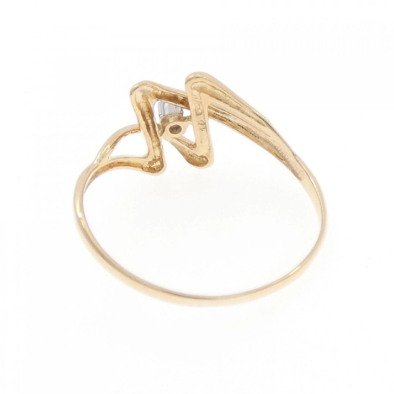 Nhẫn kim cương K18YG/PT 0.020CT - Hàng hiệu Chính hãng 850170