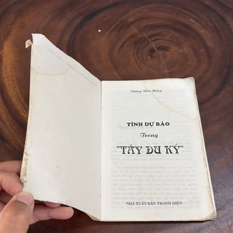 II Sách Hay: Tính Dự Báo Trong Tây Du Ký - Dương Diên Hồng - 2000 1020116