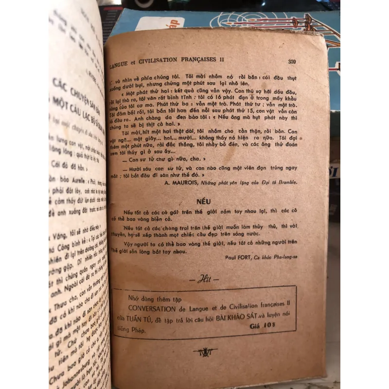 Bài học về ngôn ngữ và văn minh Pháp II 1029108