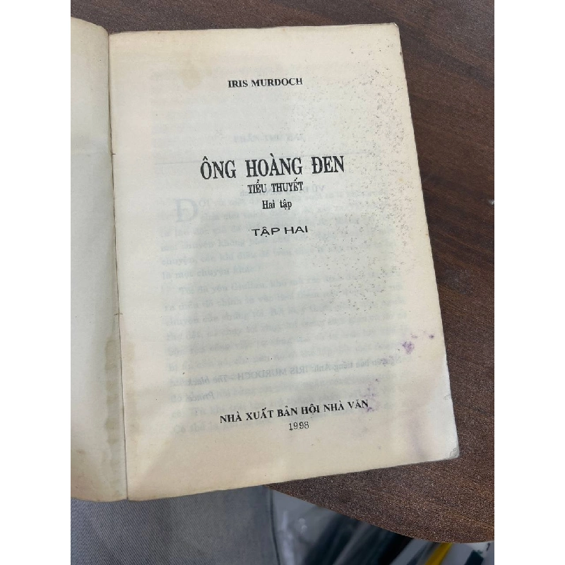 Ông Hoàng Đen (Tập II) - Iris Murdoch 932909