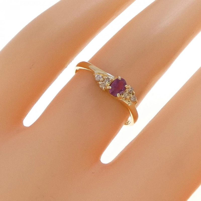 Nhẫn ruby K18YG 665800