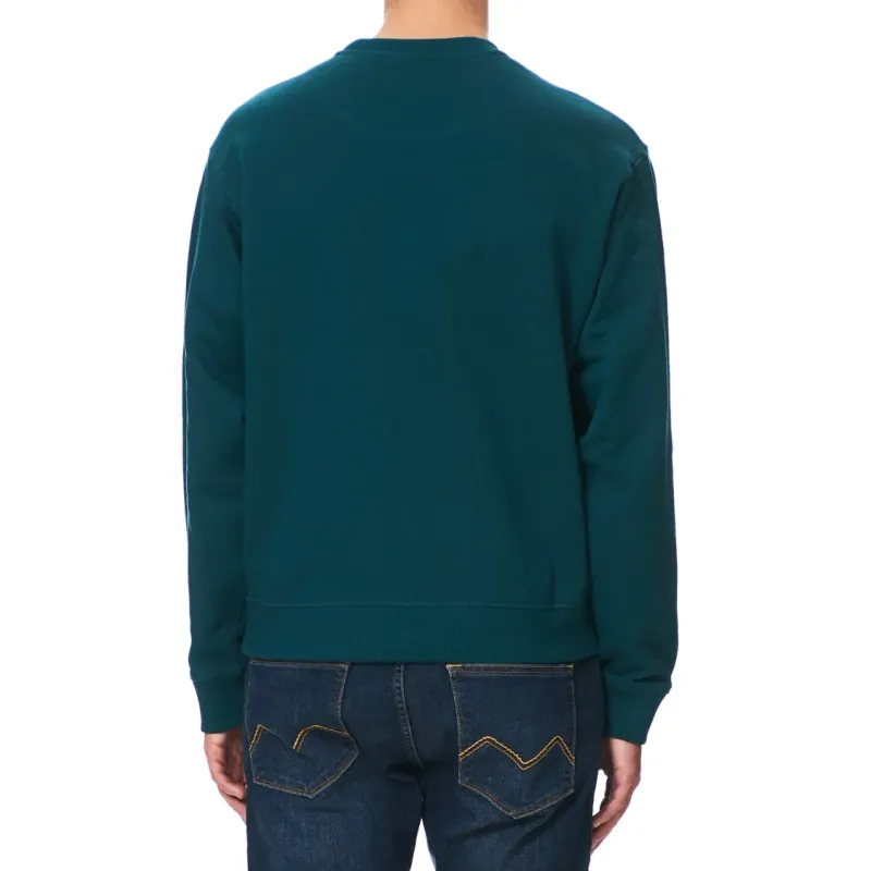 Áo sweatshirt Kenzo màu xanh lá đậm thêu đầu hổ 757897