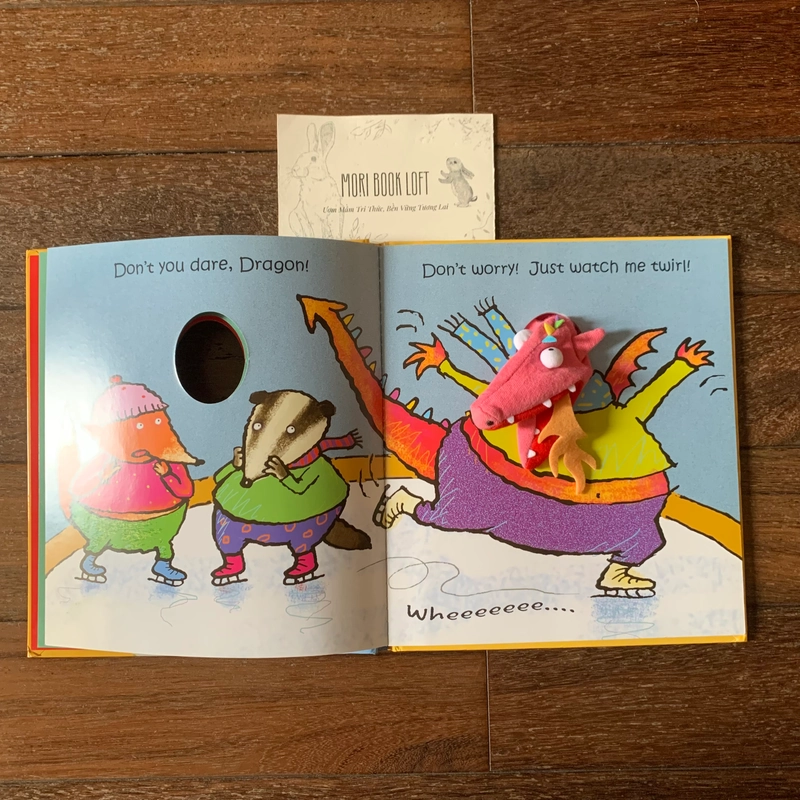Sách rối tay Don't You Dare, Dragon! [With Dragon Finger Puppet], Used, Bìa cứng, 0-3t 498818