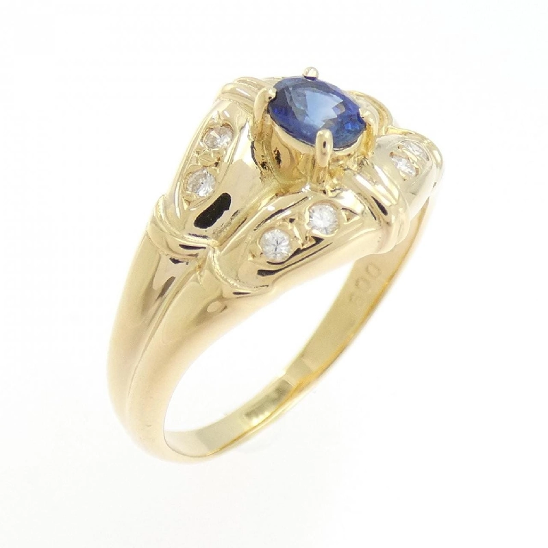 Nhẫn Sapphire K18YG 0.33CT - Hàng hiệu Chính hãng 850642