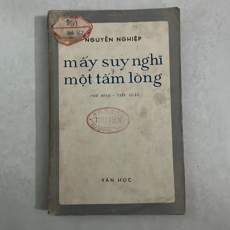 mấy suy nghĩ, một tấm lòng — Nguyễn Nghiệp — 1978s 503002
