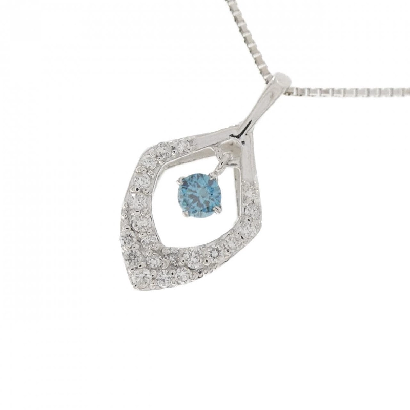 K18WG Dây chuyền kim cương 0.10CT - Hàng hiệu Chính hãng 865486