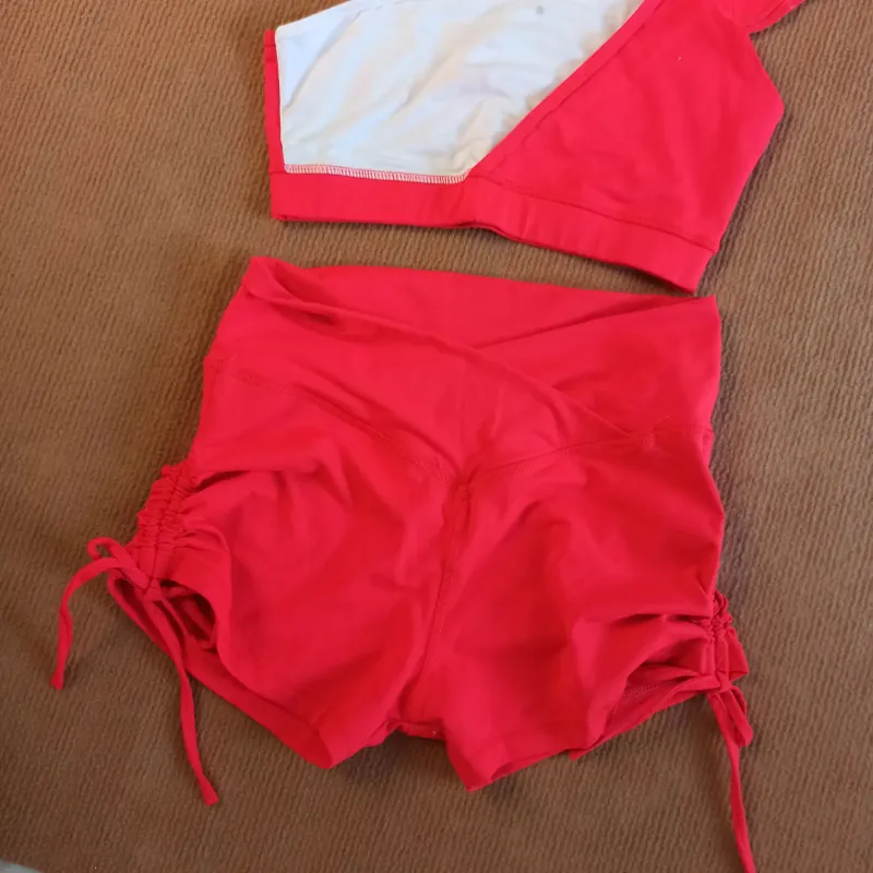 Bộ đồ tập Aerobic, tập Gym size XL màu đỏ 932391